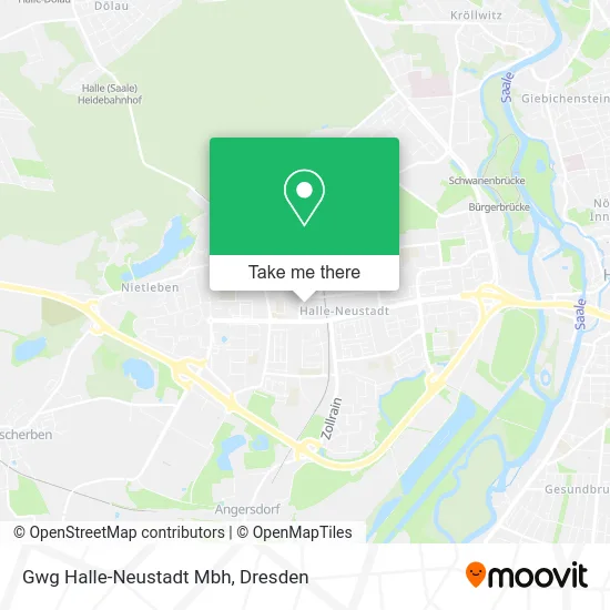 Карта Gwg Halle-Neustadt Mbh