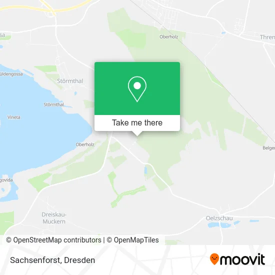 Карта Sachsenforst