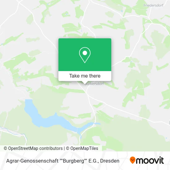 Карта Agrar-Genossenschaft ""Burgberg"" E.G.