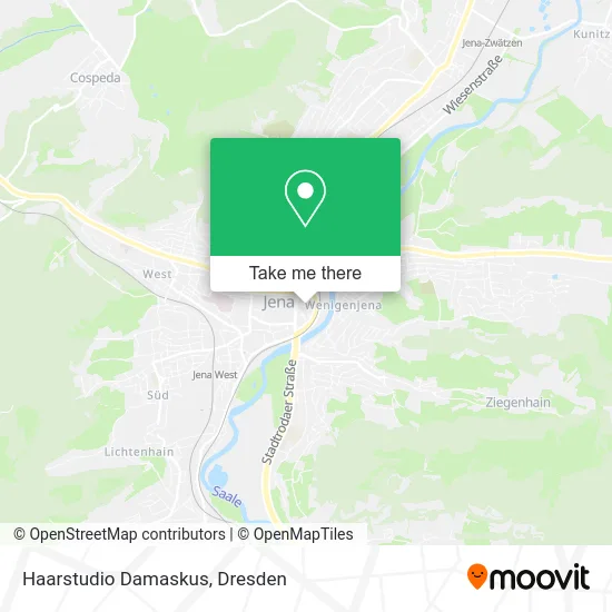 Карта Haarstudio Damaskus