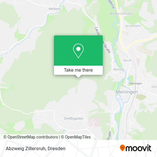 Карта Abzweig Zillersruh