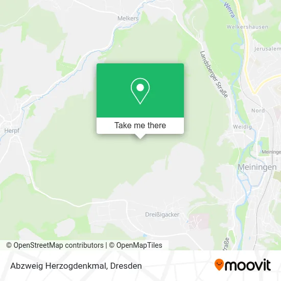 Карта Abzweig Herzogdenkmal