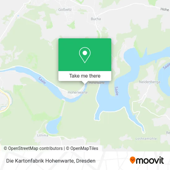 Карта Die Kartonfabrik Hohenwarte