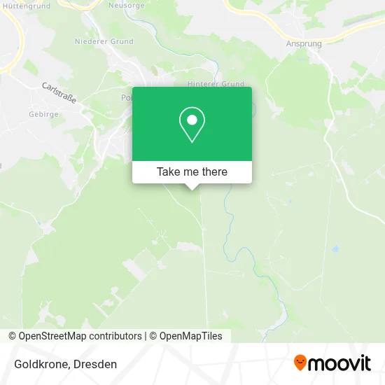 Goldkrone map