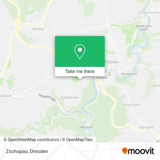 Карта Zschopau