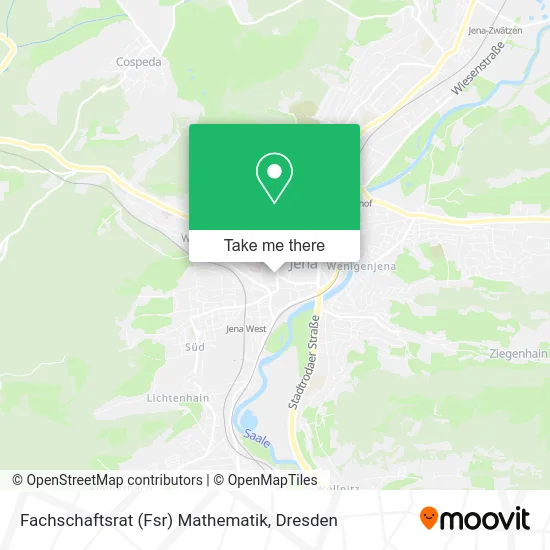 Карта Fachschaftsrat (Fsr) Mathematik