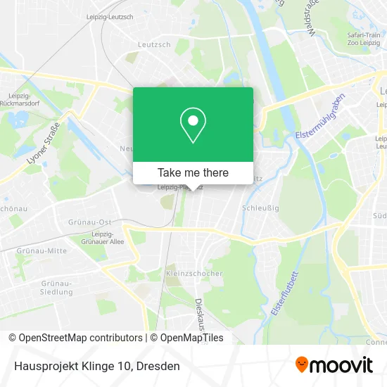 Карта Hausprojekt Klinge 10