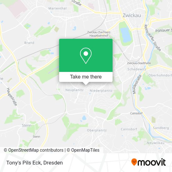 Карта Tony's Pils Eck