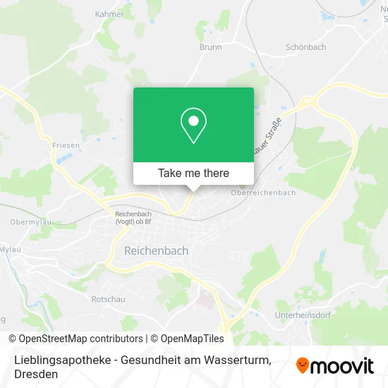 Карта Lieblingsapotheke - Gesundheit am Wasserturm