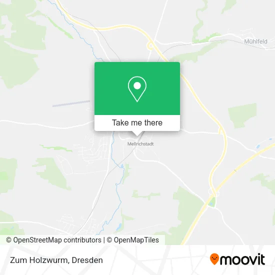 Карта Zum Holzwurm