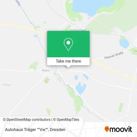 Карта Autohaus Träger ""Vw""