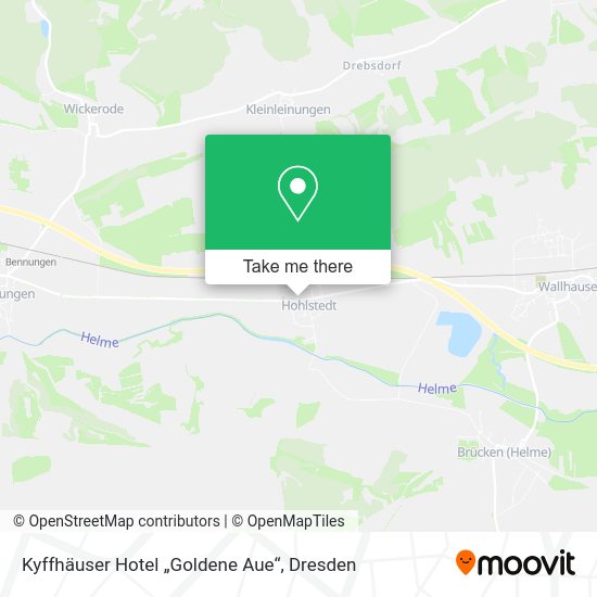 Карта Kyffhäuser Hotel „Goldene Aue“