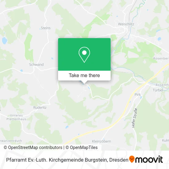 Карта Pfarramt Ev.-Luth. Kirchgemeinde Burgstein