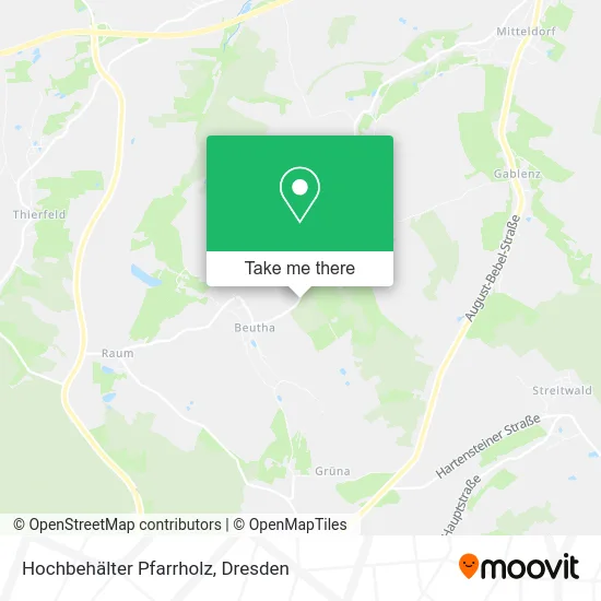 Карта Hochbehälter Pfarrholz