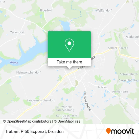 Карта Trabant P 50 Exponat