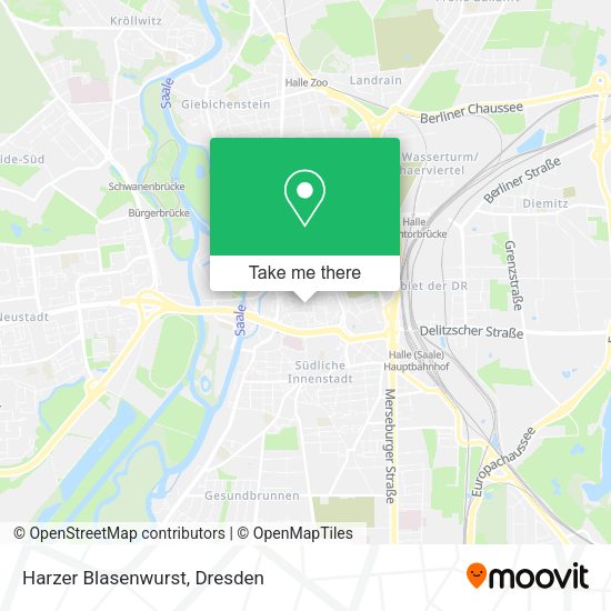 Карта Harzer Blasenwurst