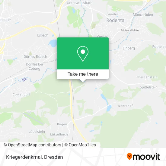 Карта Kriegerdenkmal