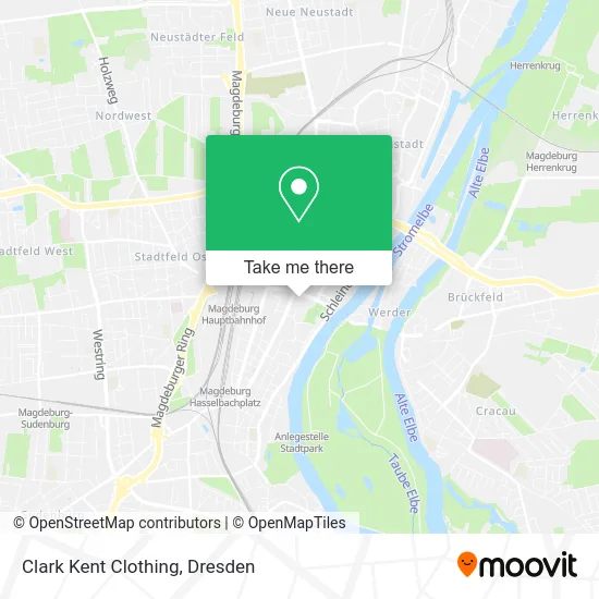Clark Kent Clothing map