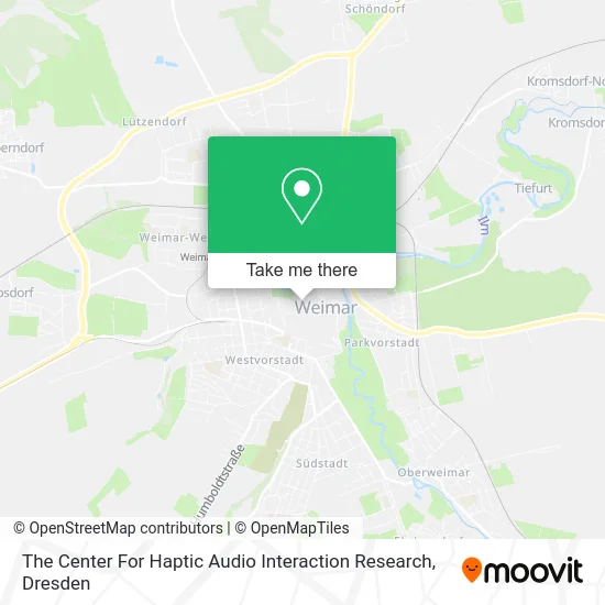 Карта The Center For Haptic Audio Interaction Research