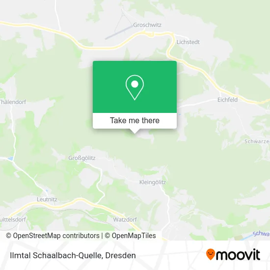 Карта Ilmtal Schaalbach-Quelle