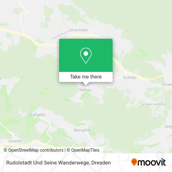 Rudolstadt Und Seine Wanderwege map