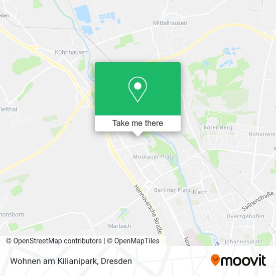 Карта Wohnen am Kilianipark