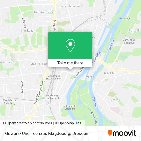 Карта Gewürz- Und Teehaus Magdeburg