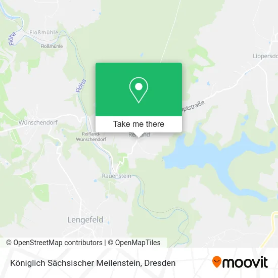 Карта Königlich Sächsischer Meilenstein