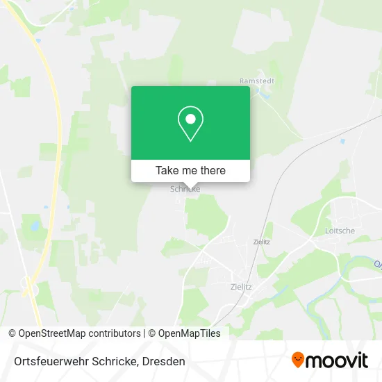 Карта Ortsfeuerwehr Schricke