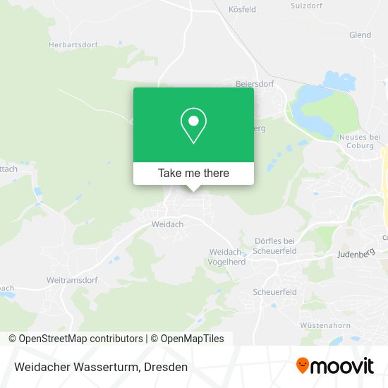 Weidacher Wasserturm map