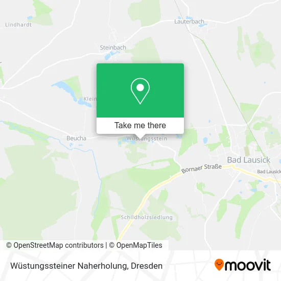 Карта Wüstungssteiner Naherholung