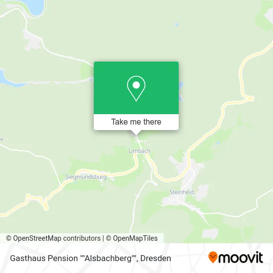 Карта Gasthaus Pension ""Alsbachberg""