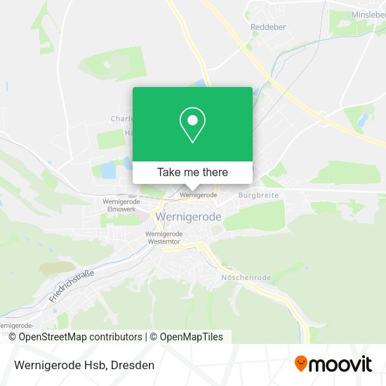 Карта Wernigerode Hsb