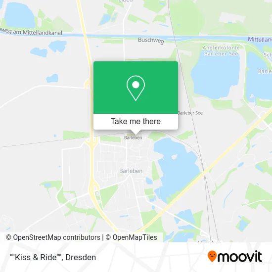 Карта ""Kiss & Ride""