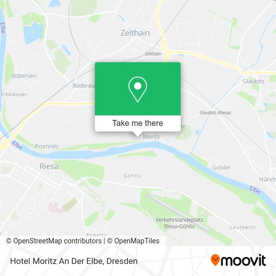Карта Hotel Moritz An Der Elbe