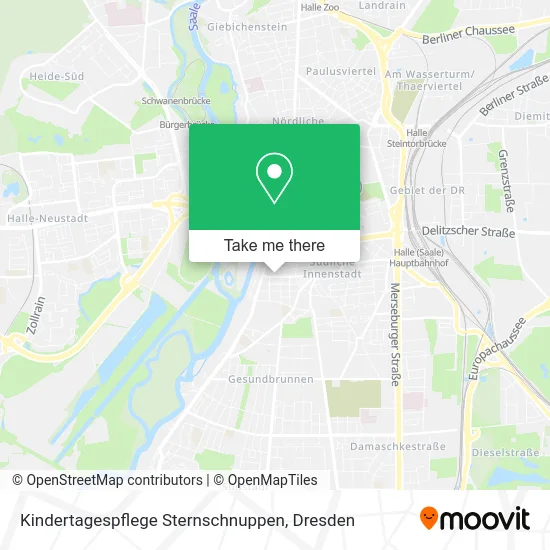 Карта Kindertagespflege Sternschnuppen