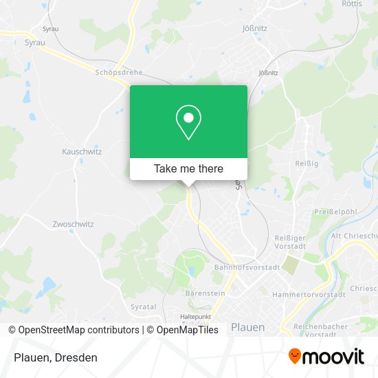 Карта Plauen