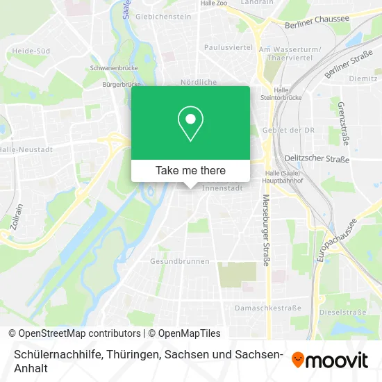 Карта Schülernachhilfe