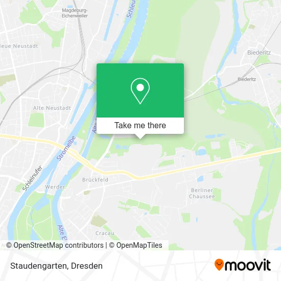 Карта Staudengarten