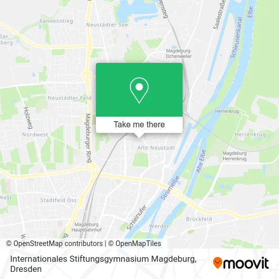 Карта Internationales Stiftungsgymnasium Magdeburg