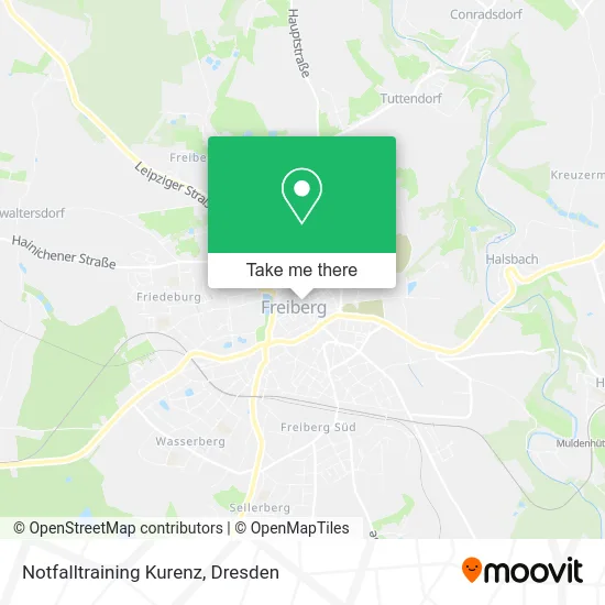Карта Notfalltraining Kurenz