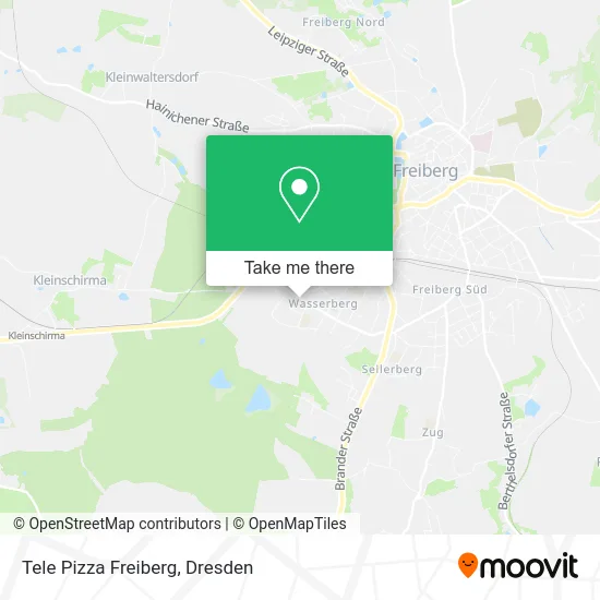 Карта Tele Pizza Freiberg