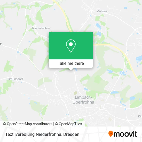 Карта Textilveredlung Niederfrohna