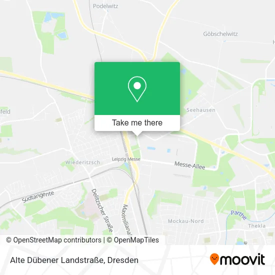 Карта Alte Dübener Landstraße