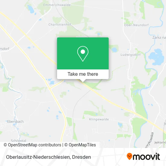 Карта Oberlausitz-Niederschlesien