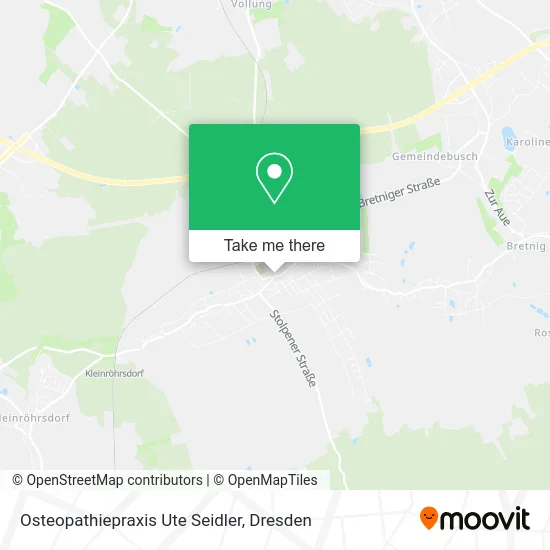Карта Osteopathiepraxis Ute Seidler