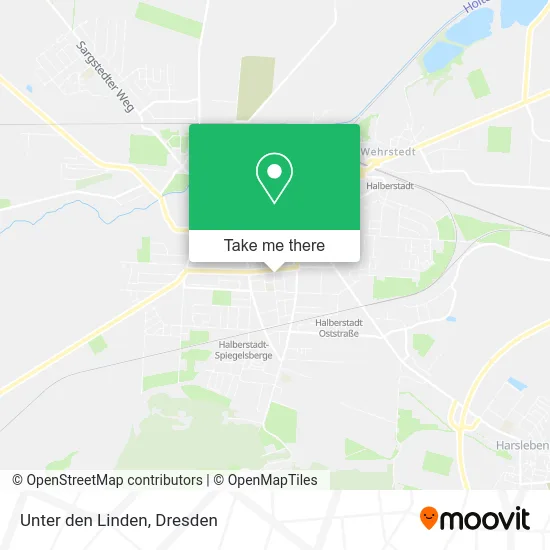 Карта Unter den Linden