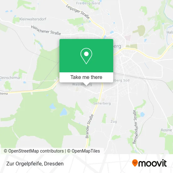 Карта Zur Orgelpfeife
