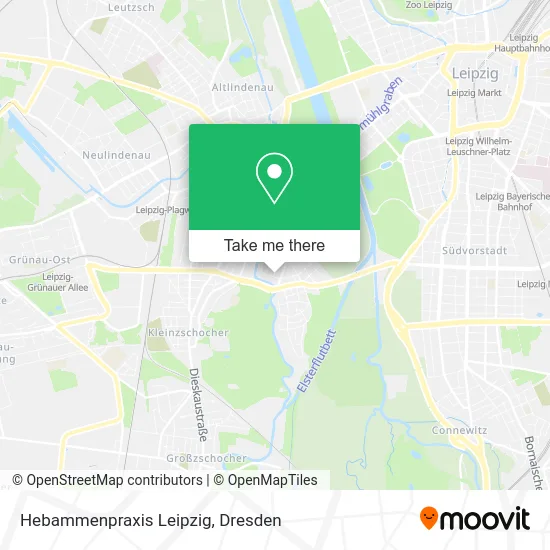 Карта Hebammenpraxis Leipzig