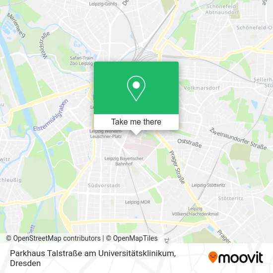 Карта Parkhaus Talstraße am Universitätsklinikum
